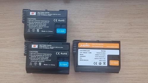 3 EN-EL15 oplaadbare accu's, Audio, Tv en Foto, Fotografie | Accu's en Batterijen, Gebruikt, Ophalen of Verzenden