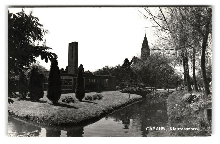 Cabauw, (bij Lopik) Kleuterschool, Verzamelen, Ansichtkaarten | Nederland, Ongelopen, Utrecht, 1960 tot 1980, Verzenden