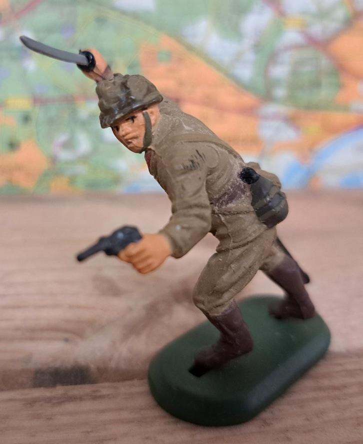Britains Deetails ltd 1971 Japanse Infanterie (23x) WWII, Hobby en Vrije tijd, Modelbouw | Figuren en Diorama's, Zo goed als nieuw