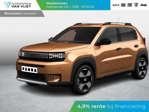 Fiat Grande Panda La Prima 44 kWh | Clima | Cruise | Camera, Auto's, Fiat, Bedrijf, Te koop, Panda, ABS, Achteruitrijcamera, Airbags