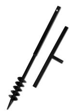 Grondboor schroefboor boor + handvat 80 mm GRATIS BEZORGD!, Verzenden, Gebruikt, Grondboor