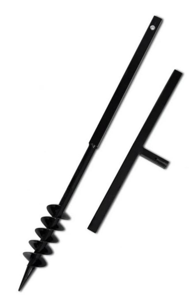 Grondboor schroefboor boor + handvat 80 mm GRATIS BEZORGD!, Tuin en Terras, Hand-tuingereedschap, Gebruikt, Grondboor, Verzenden
