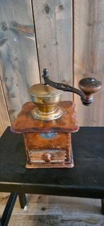 Te koop Vintage/antieke koffiemolen met koperen top, Ophalen of Verzenden