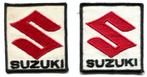 2x vintage suzuki patch, Motoren, Nieuw, Kledingaccessoires