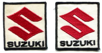 2x vintage suzuki patch