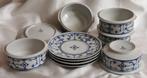 5 vintage Winterling soepkom en schotel Blau Saks blauw wit, Huis en Inrichting, Keuken | Servies, Ophalen, Overige typen, Zo goed als nieuw
