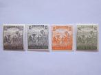 4 postzegels Hongarije, Nr. 358 t/m 372, 1920, Reaper, Verzenden, Postfris