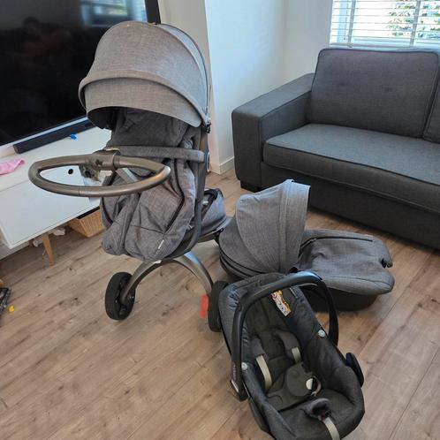 Grijze Stokke Xplory v6 kinderwagen, Kinderen en Baby's, Kinderwagens en Combinaties, Gebruikt, Overige merken, Ophalen