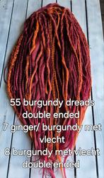 Dreads burgundy / ginger, Sieraden, Tassen en Uiterlijk, Ophalen of Verzenden, Gebruikt
