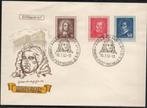 DDR  FDC 1952 308/310, Ophalen of Verzenden, DDR, Gestempeld