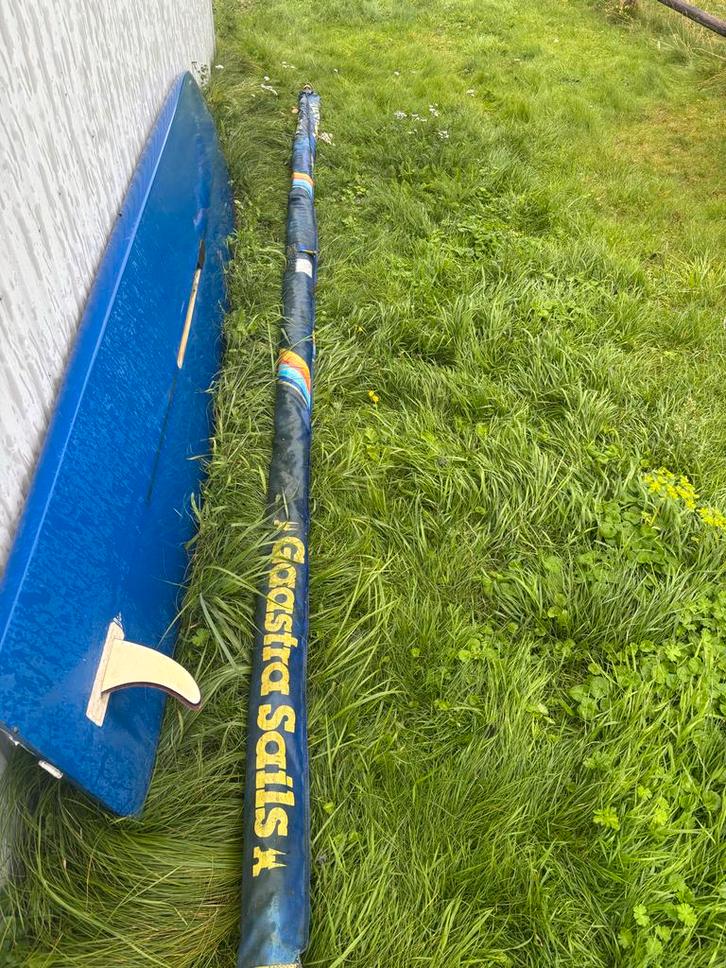 Windsurfset T.e.a.b!!, Watersport en Boten, Windsurfen, Gebruikt, Complete set, 300 cm of meer, Met vin(nen), 7 m² of meer, Ophalen