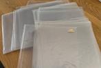 PLASTIC LP HOEZEN LICHT GEBRUIKT. PER 100 STUKS, Ophalen of Verzenden, Gebruikt, 12 inch