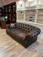 Birmingham chesterfield 3 & 2 zits, Huis en Inrichting, Banken | Bankstellen, Leer, Ophalen of Verzenden, 75 tot 100 cm, Zo goed als nieuw