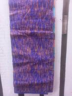 Batik katoenen stof 2 lappen 6 yard Ghana, Overige kleuren, Nieuw, Ophalen of Verzenden, 30 tot 120 cm