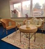 Brocante zithoek van riet/rotan, Ophalen