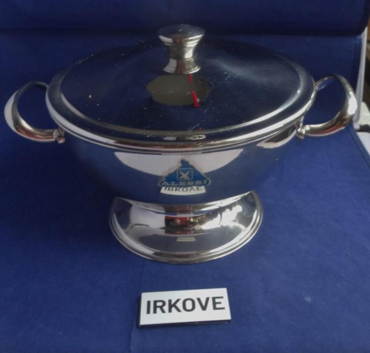ALESSI SOEP TERRINE / SCHAAL * RVS *, Huis en Inrichting, Keuken | Servies, Gebruikt, Schaal of Schalen, Overige stijlen, Overige materialen
