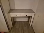 Side table met twee lades, Ophalen, Gebruikt, 100 tot 150 cm, Eikenhout