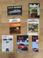 Suzuki folders van Swift, SC100GX en LJ, Boeken, Auto's | Folders en Tijdschriften, Gelezen, Overige merken, Ophalen of Verzenden