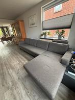 Grote grijze hoekbank, Huis en Inrichting, Hoekbank, 300 cm of meer, Ophalen of Verzenden, Zo goed als nieuw