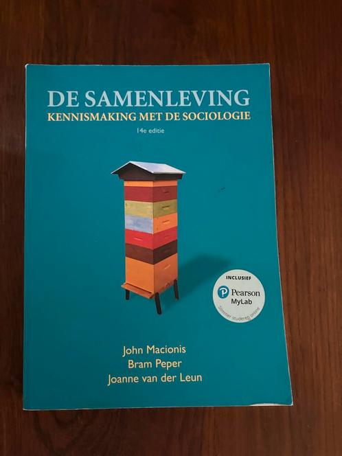 De Samenleving - Sociologie 14e editie, Boeken, Studieboeken en Cursussen, Zo goed als nieuw, HBO, Gamma, Ophalen of Verzenden
