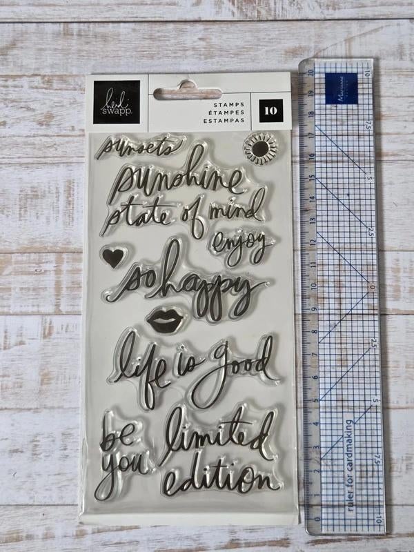 Heidi Swapp - Sun Chaser Stamps, Ophalen of Verzenden, Nieuw, Clearstamp