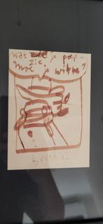 Herman Brood tekening (orgineel), Antiek en Kunst, Kunst | Schilderijen | Modern, Ophalen of Verzenden