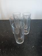 5x kwaliteits waterglas/frisdrankglas met ribbel Pasabahce, Huis en Inrichting, Keuken | Servies, Glas of Glazen, Ophalen of Verzenden