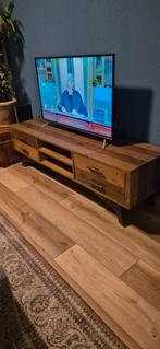 Houten TV Meubel met Opbergruimte, Ophalen, 150 tot 200 cm, Zo goed als nieuw, Minder dan 100 cm