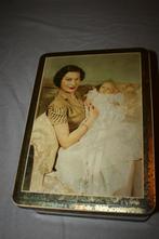 Blik met afbeelding Groothertogin Charlotte van Luxemburg, Ophalen of Verzenden, Gebruikt, Overige