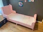 Roze IKEA Busunge peuter meegroeibed, Ophalen, 70 tot 85 cm, Zo goed als nieuw, Matras