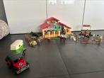 Playmobil manege 4190 met auto en trailer, Kinderen en Baby's, Ophalen of Verzenden, Gebruikt