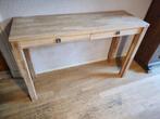 Eiken Sidetable - Jan des Bouvrie, Ophalen, 100 tot 150 cm, Eikenhout, Zo goed als nieuw
