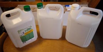 Recyclen - 3 lege jerrycans - 6 appelmoespotten - theezakjes beschikbaar voor biedingen