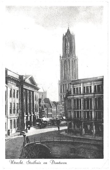 981785 Utrecht 1940 Dom Domtoren Stadhuis Gelopen met zegel  beschikbaar voor biedingen