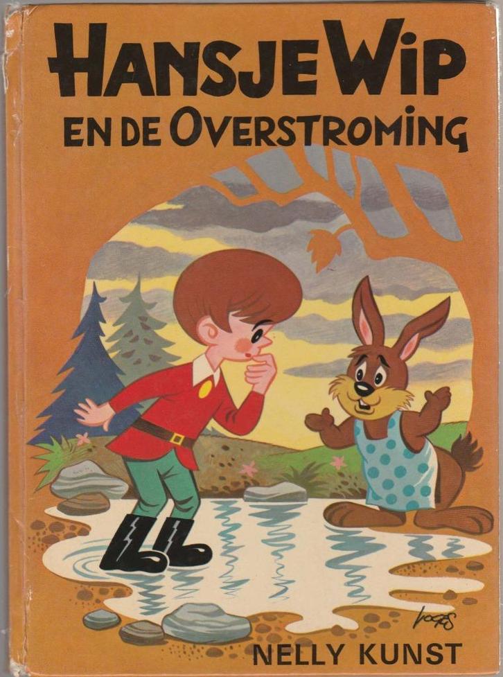 Hansje Wip en de overstroming-Nelly Kunst-Ill.Carol Vogel, Boeken, Kinderboeken | Jeugd | onder 10 jaar, Fictie algemeen, Ophalen of Verzenden