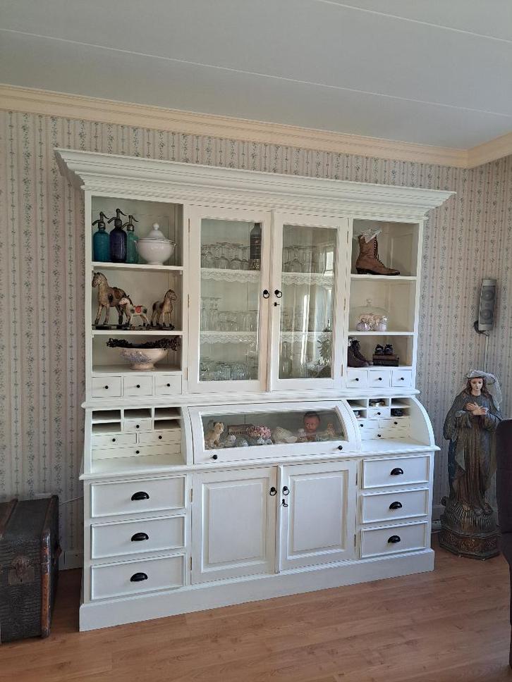 Leuke Grote Witte Buffetkast, Huis en Inrichting, Kasten | Buffetkasten, Gebruikt, 200 cm of meer, 150 tot 200 cm, 50 tot 75 cm