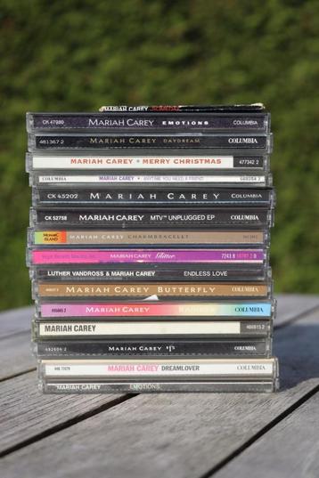 Mariah Carey CD-verzameling (11) inclusief maxi-singles (5) beschikbaar voor biedingen