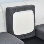 Nieuwe donkergrijze elastische kussenhoes voor bank, Minder dan 75 cm, Hoekbank, Ophalen of Verzenden, Minder dan 150 cm