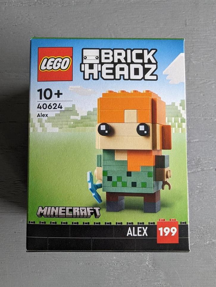 LEGO 40624 – BrickHeadz Minecraft Alex, Kinderen en Baby's, Speelgoed | Duplo en Lego, Nieuw, Lego, Complete set, Ophalen of Verzenden