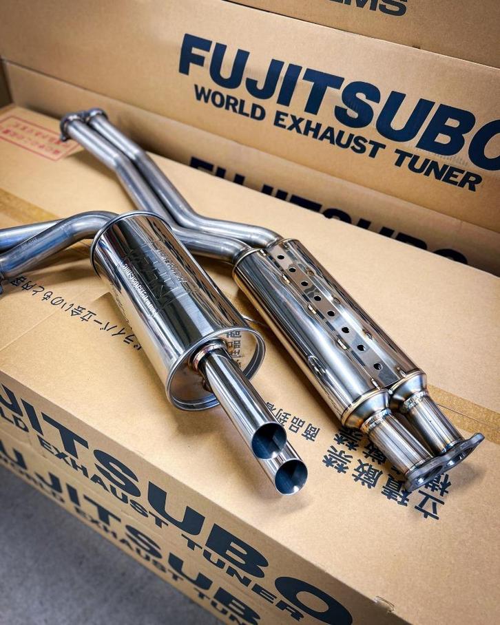 Fujitsubo RVS uitlaatsysteem - Datsun 240Z 260z 280z S30, Auto diversen, Tuning en Styling, Ophalen of Verzenden