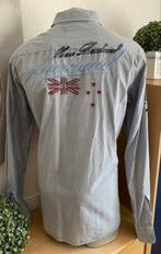 N.Z.A.overhemd maat XL, Ophalen of Verzenden, Zo goed als nieuw, Blauw, Halswijdte 43/44 (XL)