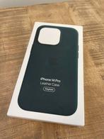 Apple iPhone 14 Pro Leather Case Forest Green MagSafe, Ophalen of Verzenden, Nieuw, IPhone 14 Pro