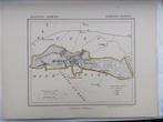 7 / Gemeente Bemelen Limburg Litho uit 1866 door J. Kuyper, Antiek en Kunst, Kunst | Litho's en Zeefdrukken, Ophalen of Verzenden
