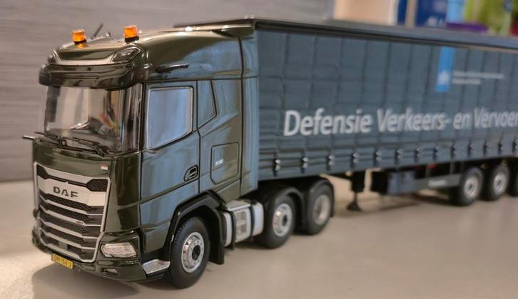 Tekno Daf XG defensie DVVO, Hobby en Vrije tijd, Modelauto's | 1:50, Nieuw, Bus of Vrachtwagen, Tekno, Ophalen of Verzenden