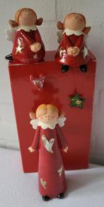 kerstdecoratie  kerstengel 3 delig, Diversen, Kerst, Ophalen of Verzenden