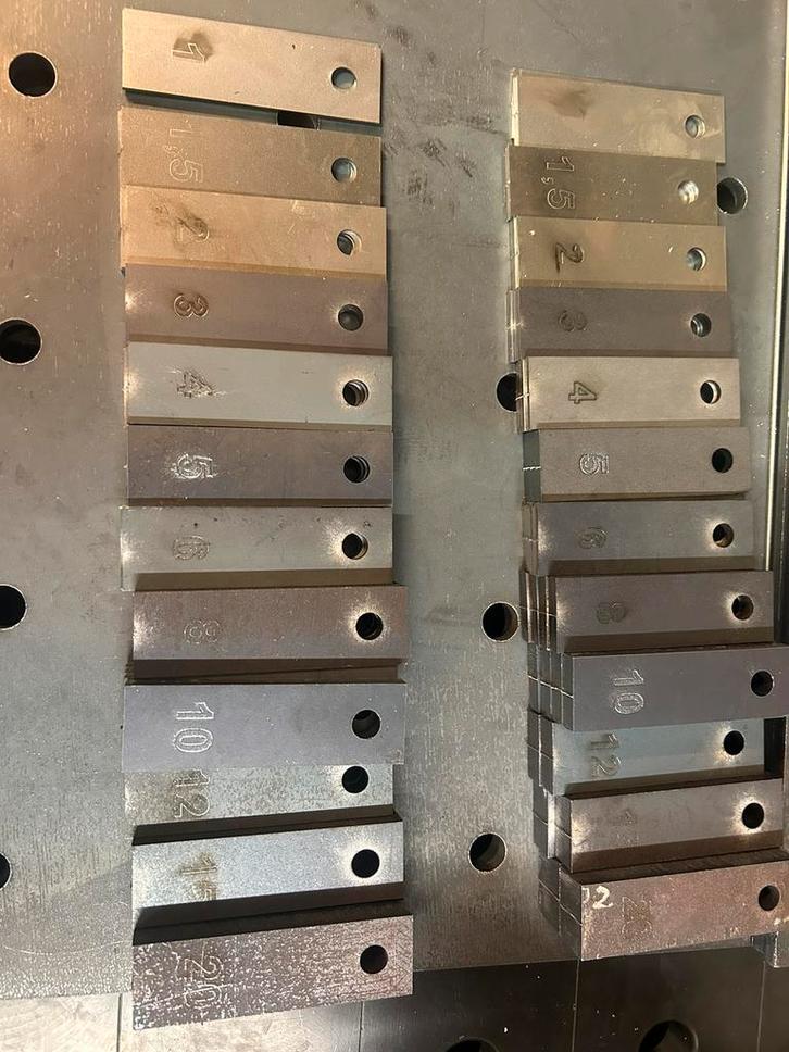 Opvulplaatjes Set 100x30mm, Doe-het-zelf en Verbouw, Gereedschap | Lasapparaten, Nieuw, Overige typen, Ophalen of Verzenden