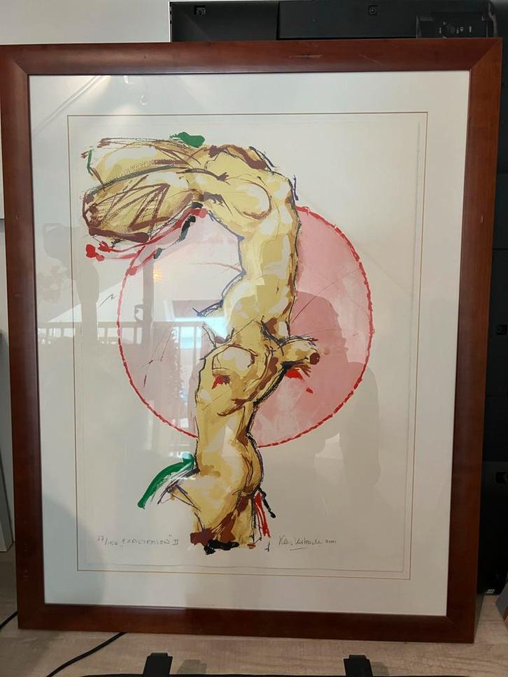 Kees Verkade - Litho, Exaltation II, 27/150, Antiek en Kunst, Kunst | Etsen en Gravures, Ophalen