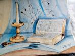 Aquarel; Stilleven 47,5-36 cm, Hobby en Vrije tijd, Schilderen, Ophalen of Verzenden, Zo goed als nieuw