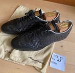 Santoni leren herenschoenen size 10 eu maat 43, Ophalen of Verzenden, Zo goed als nieuw, Bruin