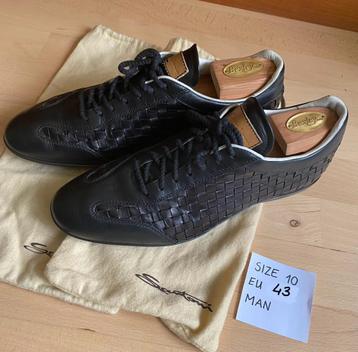 Santoni leren herenschoenen size 10 eu maat 43 beschikbaar voor biedingen